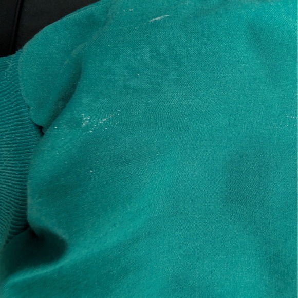 Vintage Adidas Amuza River Kayaking Graphic Sweatshirt Teal Orange Mens XL - Picture 8 of 11